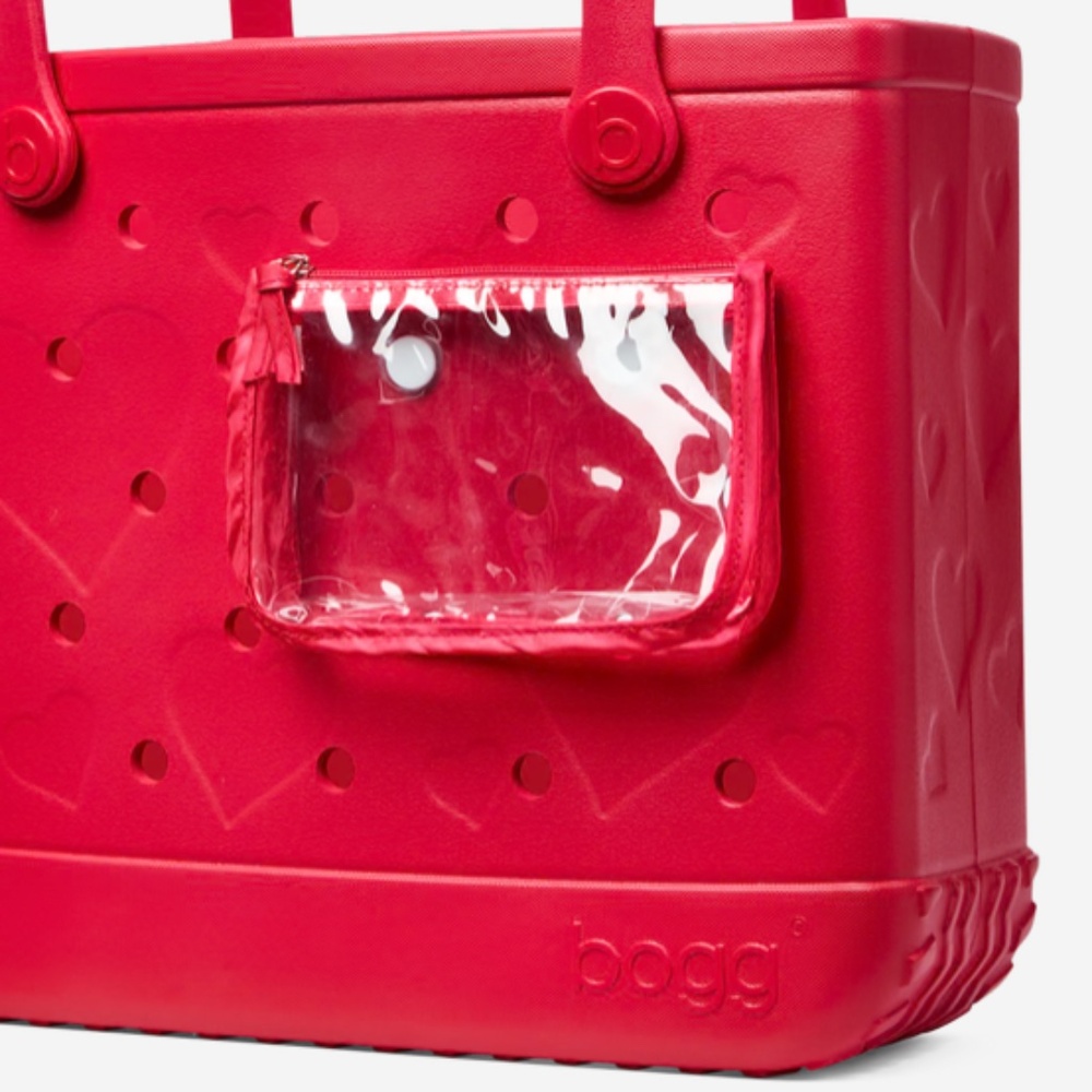 NWOT Baby Bogg® Bag (medium) in Bright Red Conversation Hearts  - Never used! - Picture 3 of 5